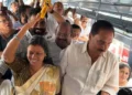 മന്ത്രി ബിന്ദു കൃഷ്ണയുടെ തലയിൽ ചൂടു പായസം വീണു; സംഭവം പ്രിയദർശിനി പദ്ധതിയുടെ ഉദ്ഘാടനത്തിനിടെ