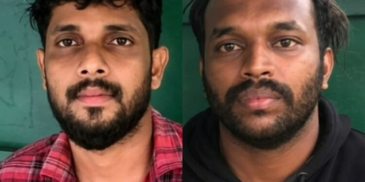 ബസ് യാത്രികരിൽ നിന്നും എംഡിഎംഎ പിടികൂടി; രണ്ട് യുവാക്കൾ അറസ്റ്റിൽ