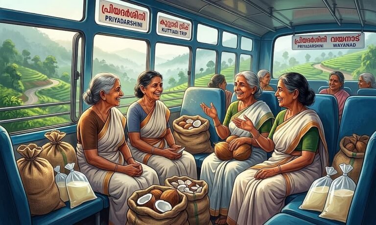 ‘ടിക്കറ്റില്ല… തേങ്ങയുണ്ട്’; പ്രിയദര്‍ശിനി ബസിലെ കുറ്റ്യാടി യാത്രയുടെ ലാഭക്കണക്ക്